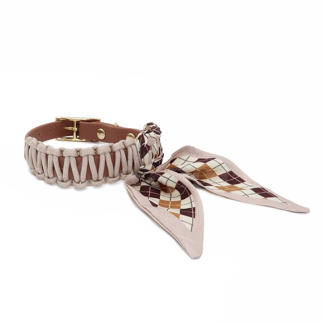 Foulie Collar | Beige Highland Plaid