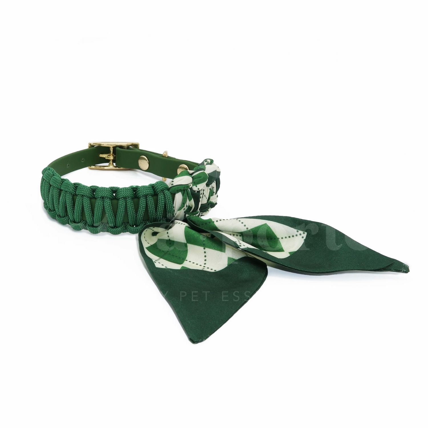 Foulie Collar | Green Highland Plaid