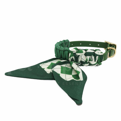 Foulie Collar | Green Highland Plaid
