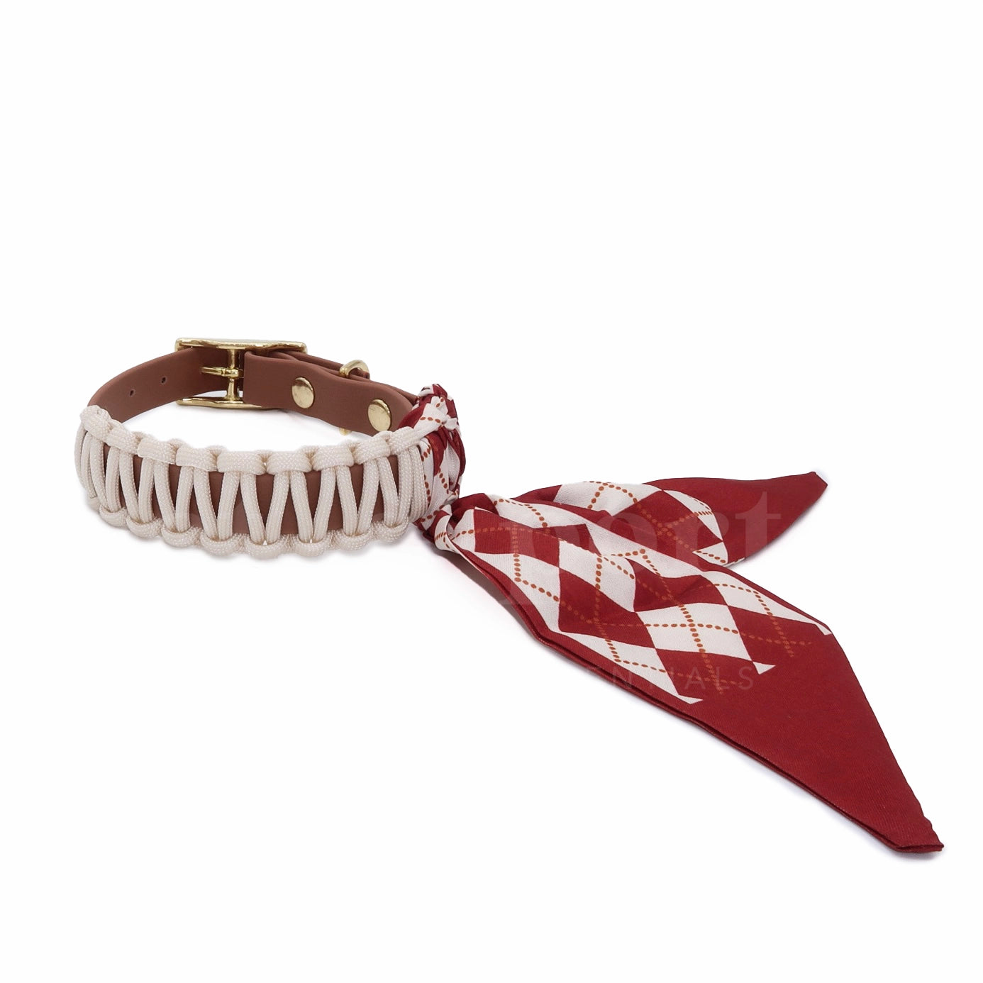 Foulie Collar | Rust Highland Plaid