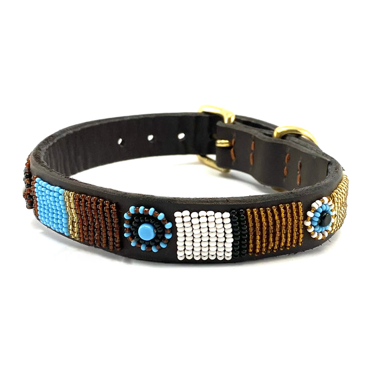 Beaded Dog Collar - Zoé