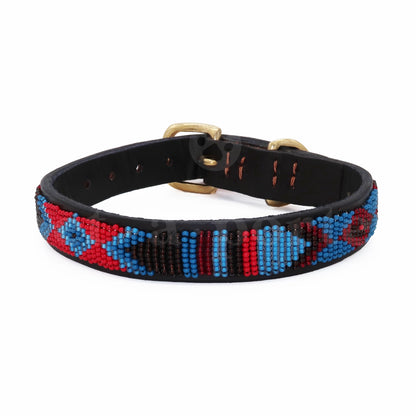 Beaded Dog Collar - Bowie