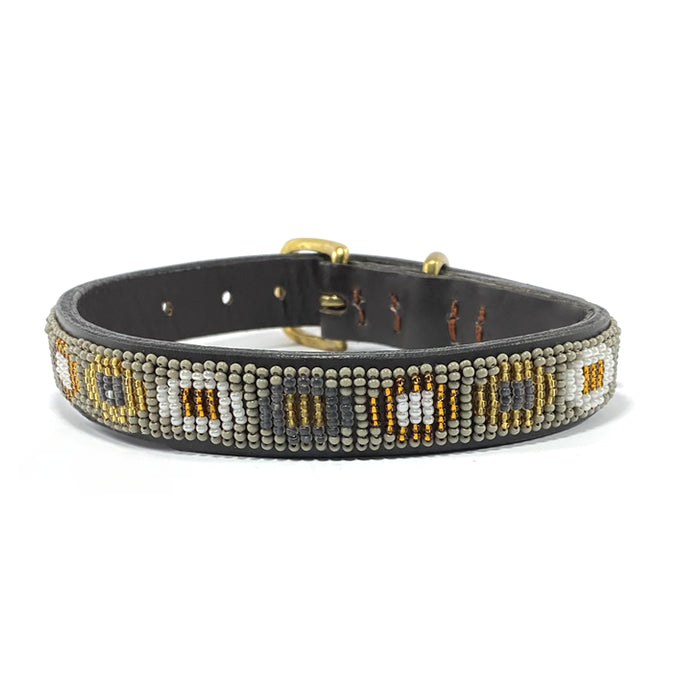 Beaded Dog Collar - Ginger