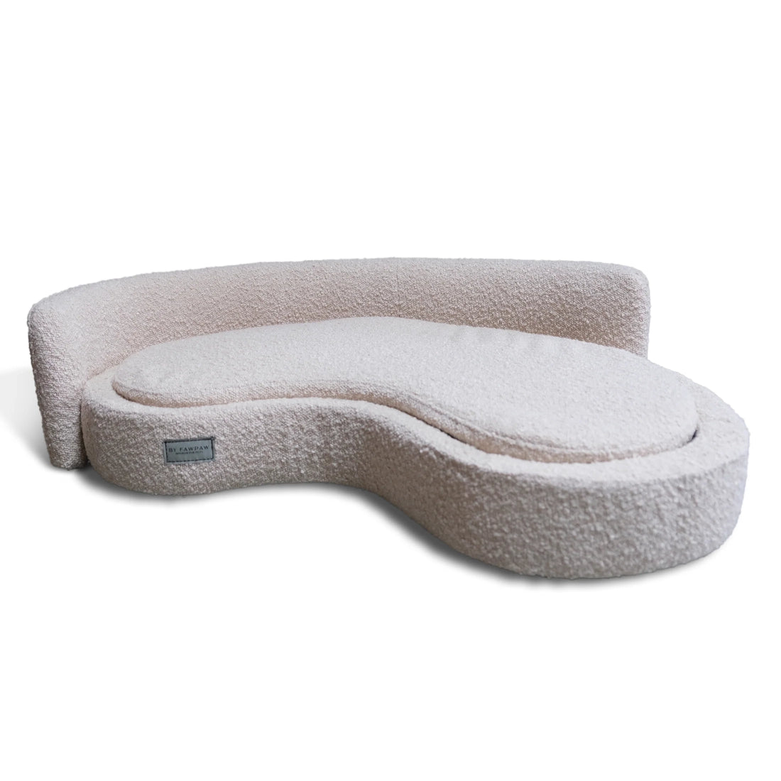 Bouclé Dog Lounge Bed