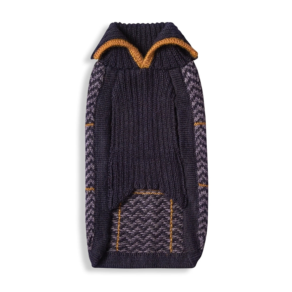 Preppy Blue Alpaca Sweater