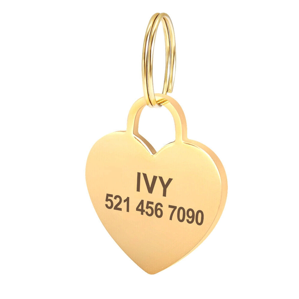 Heart Dog Tag - Turquoise