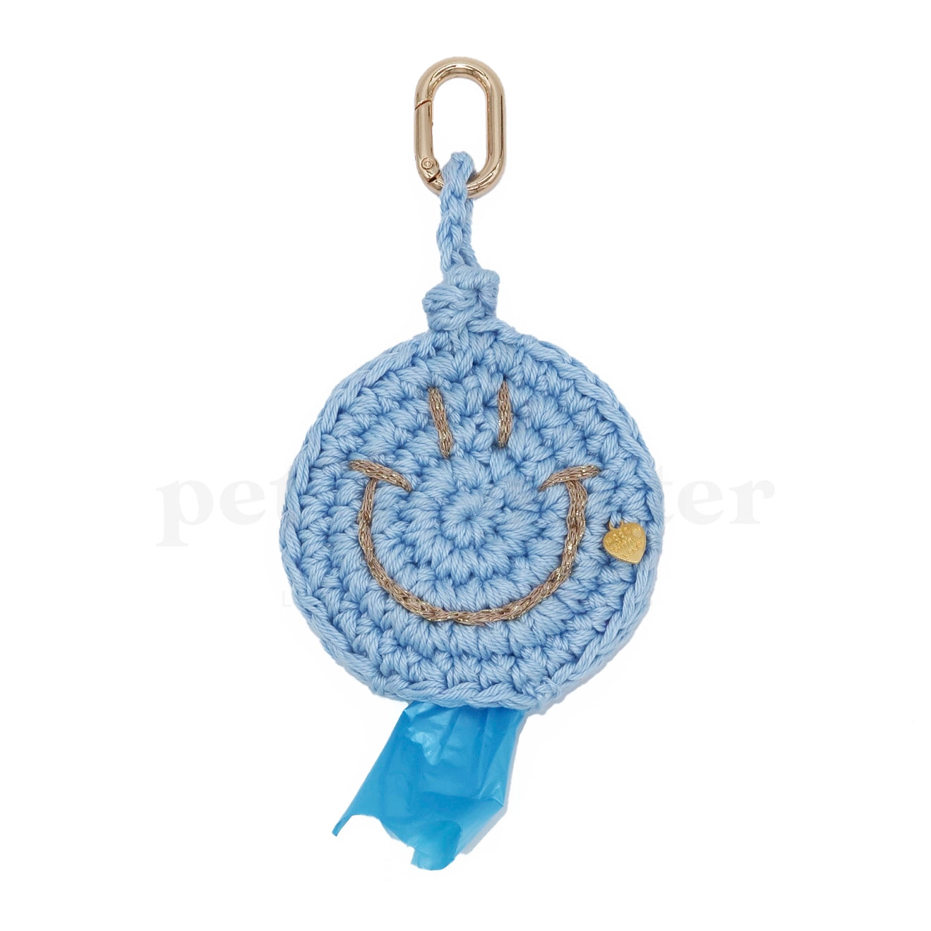 Smiley Poop Bag | Baby Blue