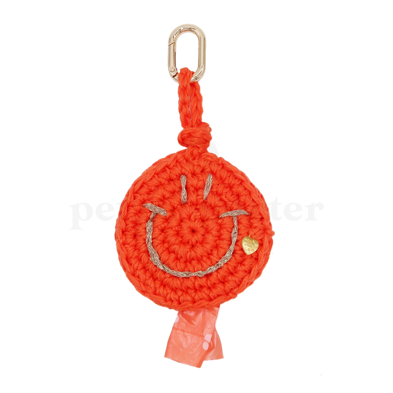 Smiley Poop Bag | Orange