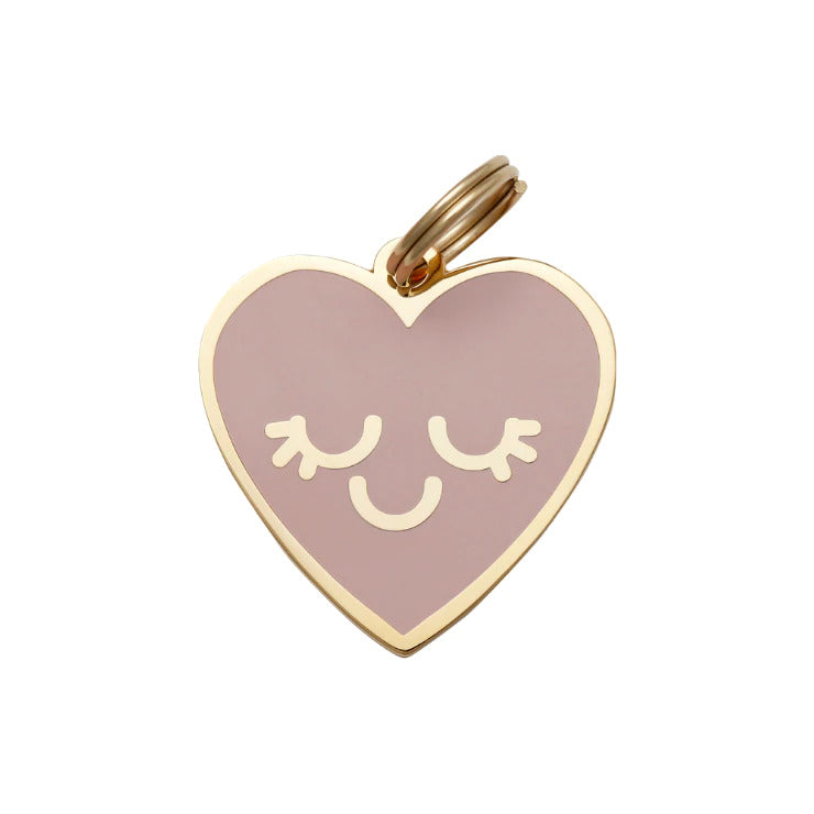 Smiling Heart Dog Tag