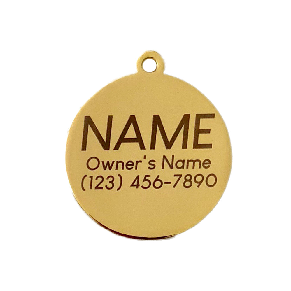 Have Your People Call My People Dog Tag - White