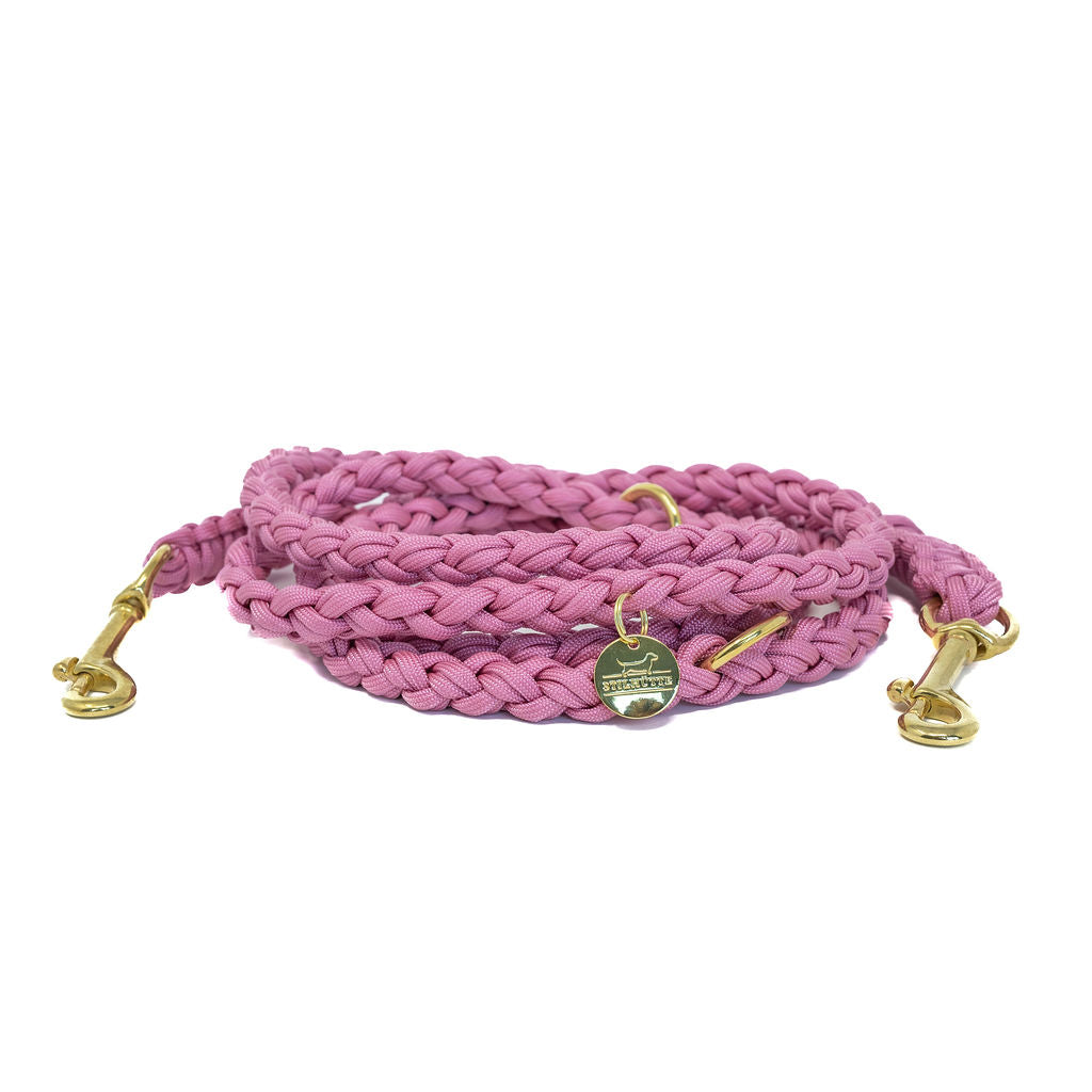 Dusty Pink Paracord Leash