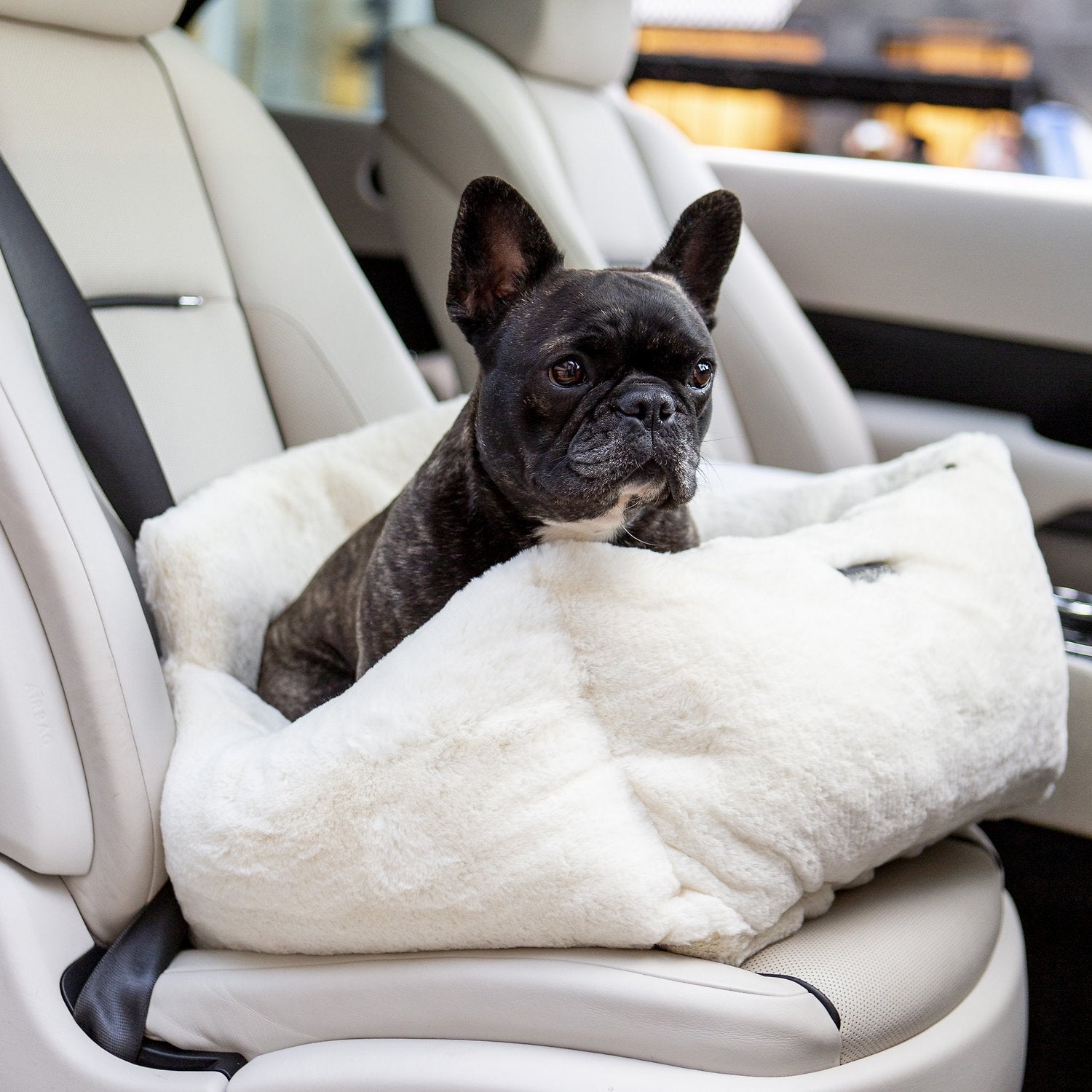 Luxe Car Seat - Ivory Cloud