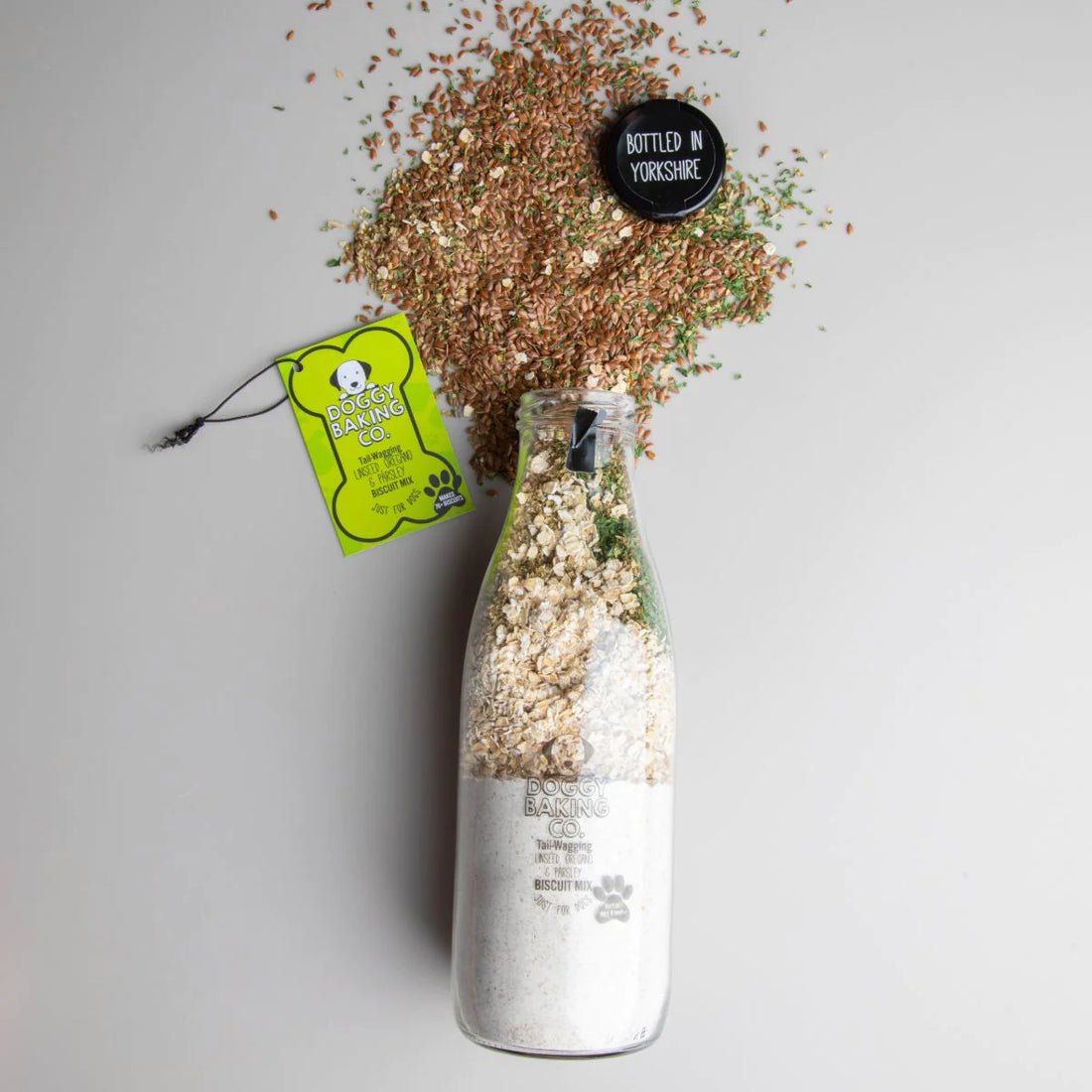 Linseed, Oregano & Parsley Bottled Doggy Baking Mix - 750ml