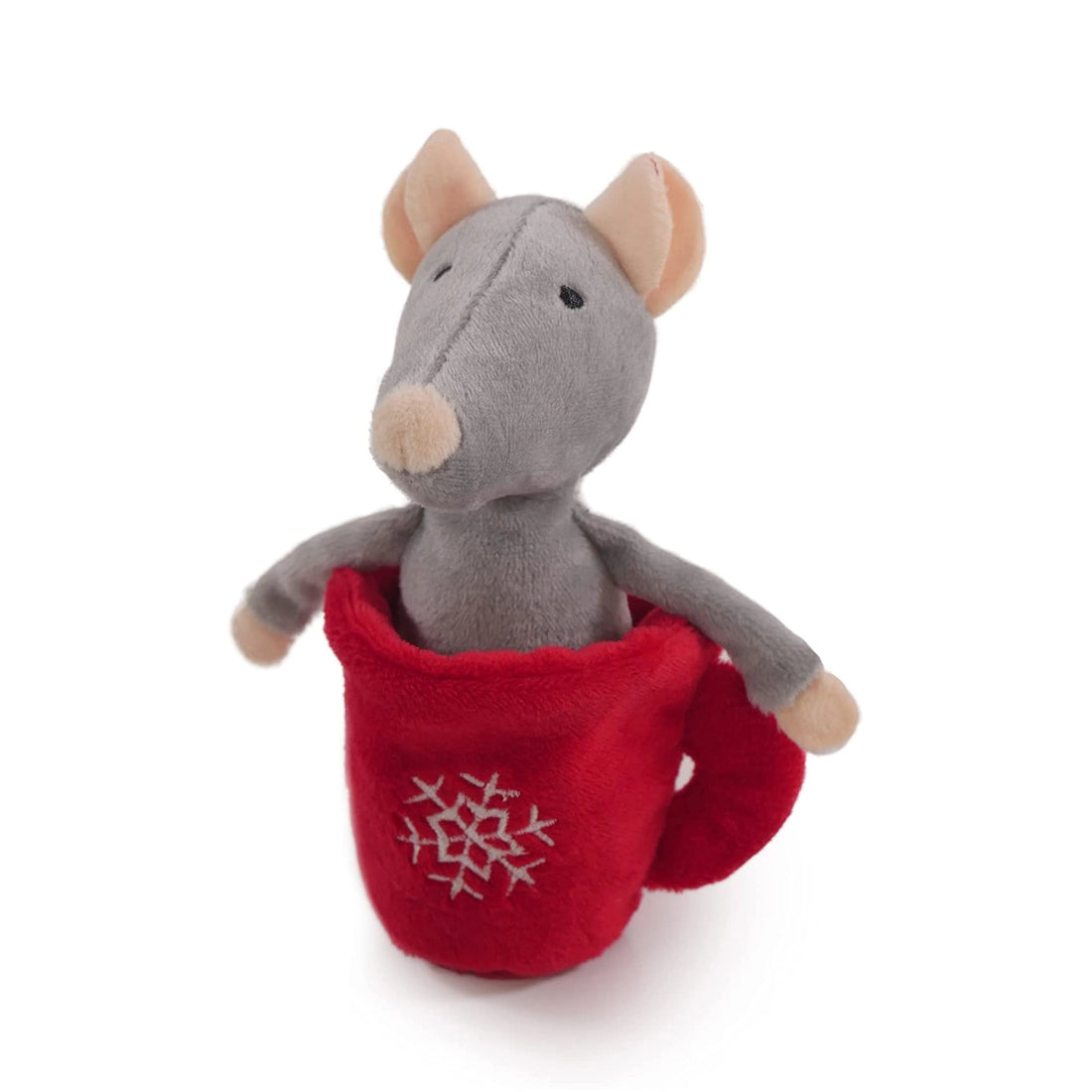 Mouse Teacup Christmas Cat Toy