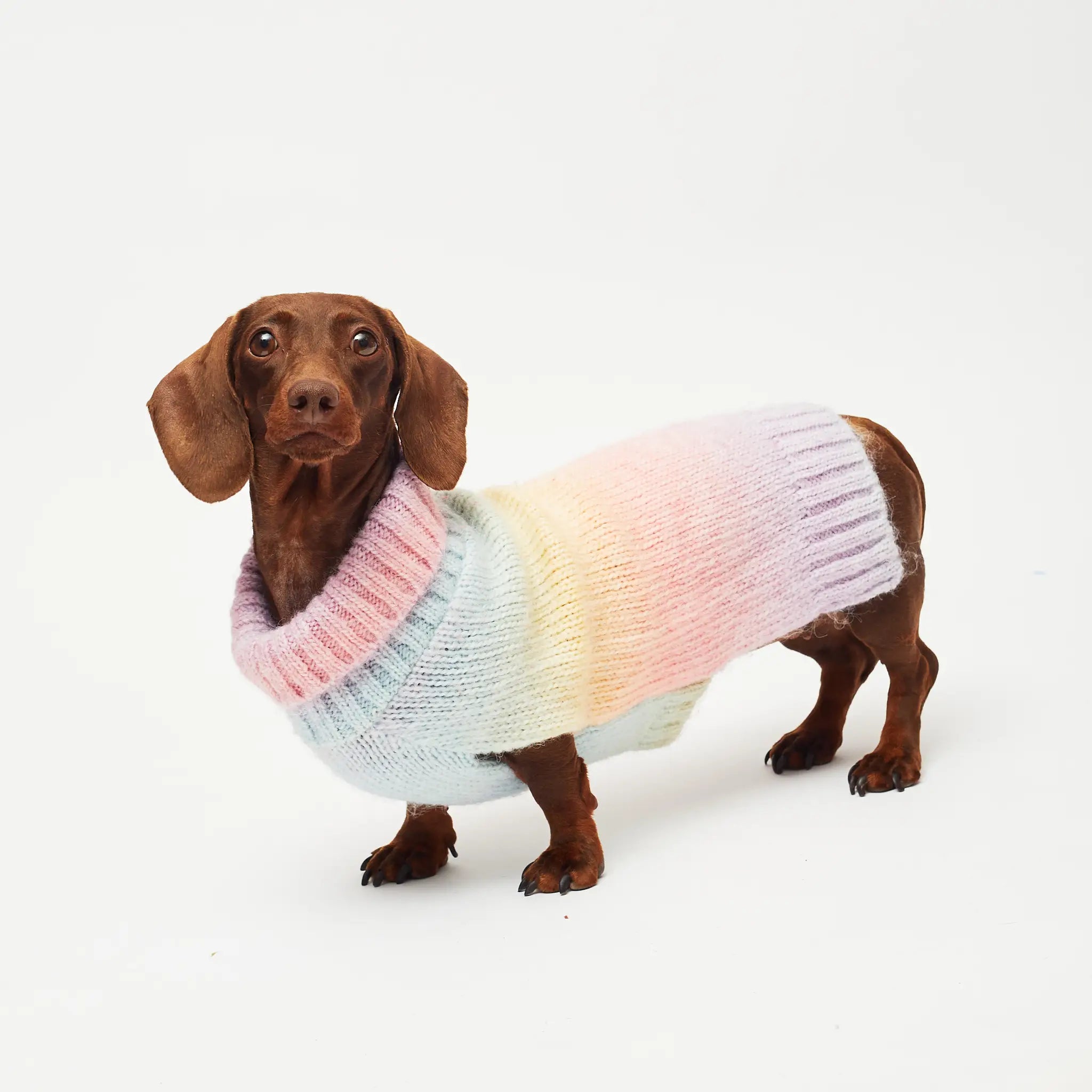 Pastel Ombre Rainbow Sweater