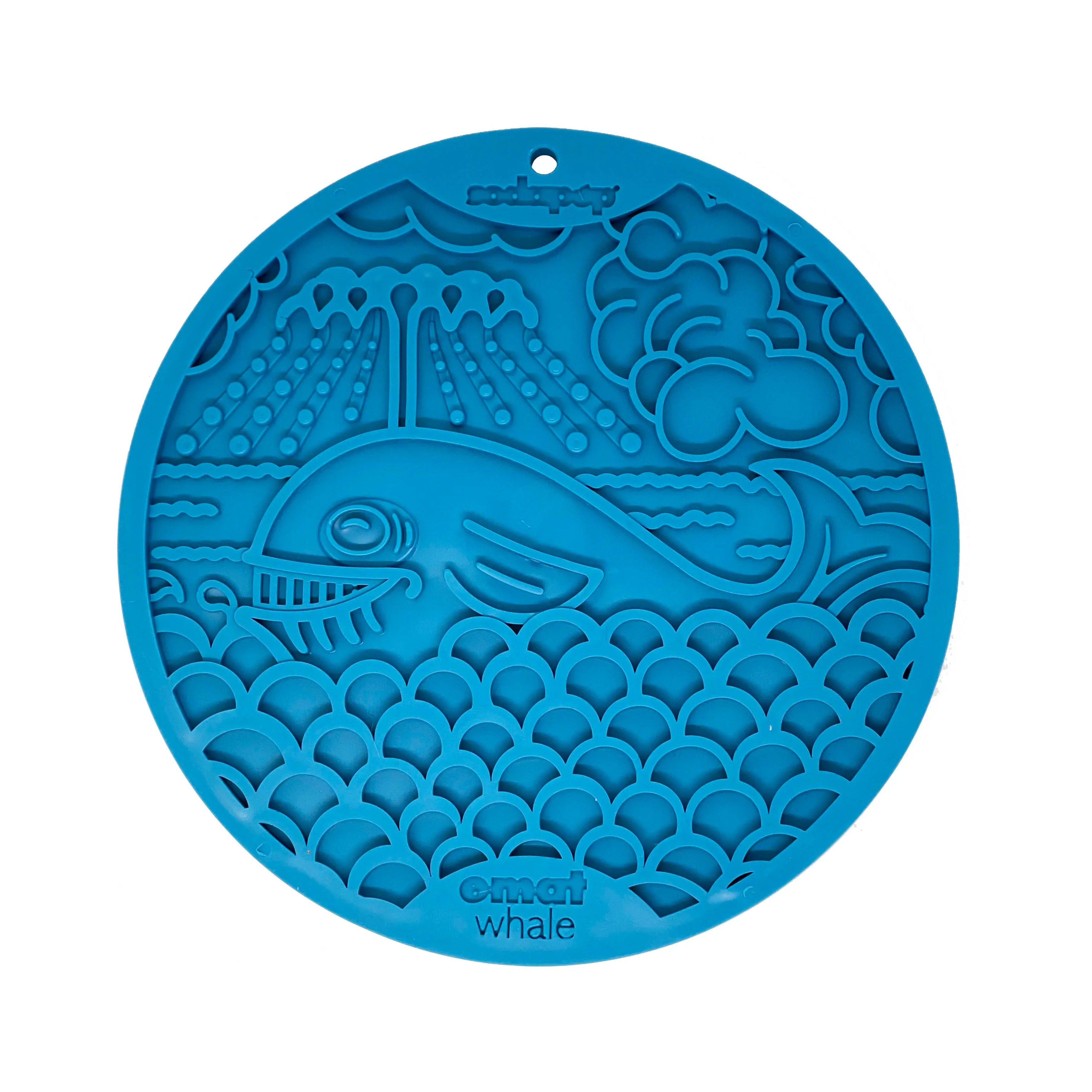 Enrichment Licking Mat with Suction Cups - Whale