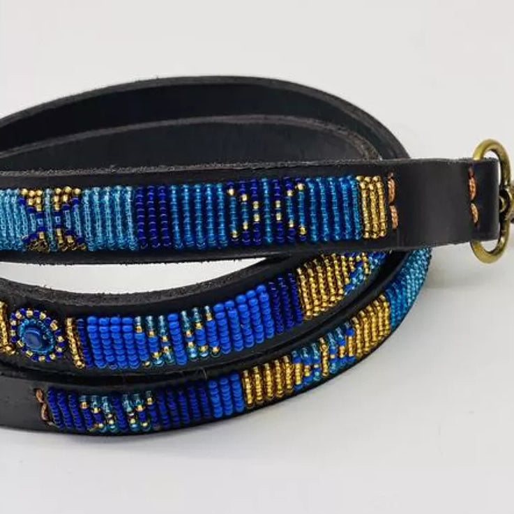 Beaded Dog Lead - Charly