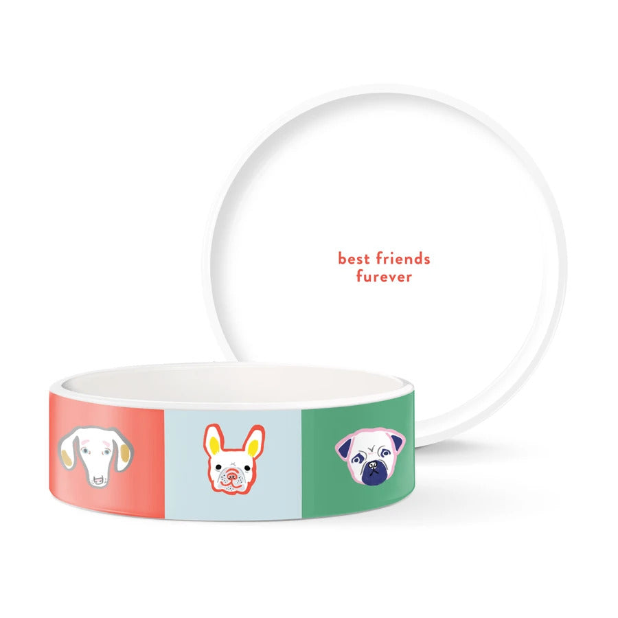 BFF Dogs Ceramic Bowl