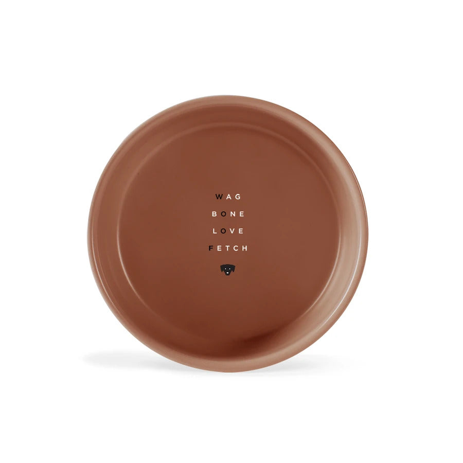 Woof Stoneware Bowl