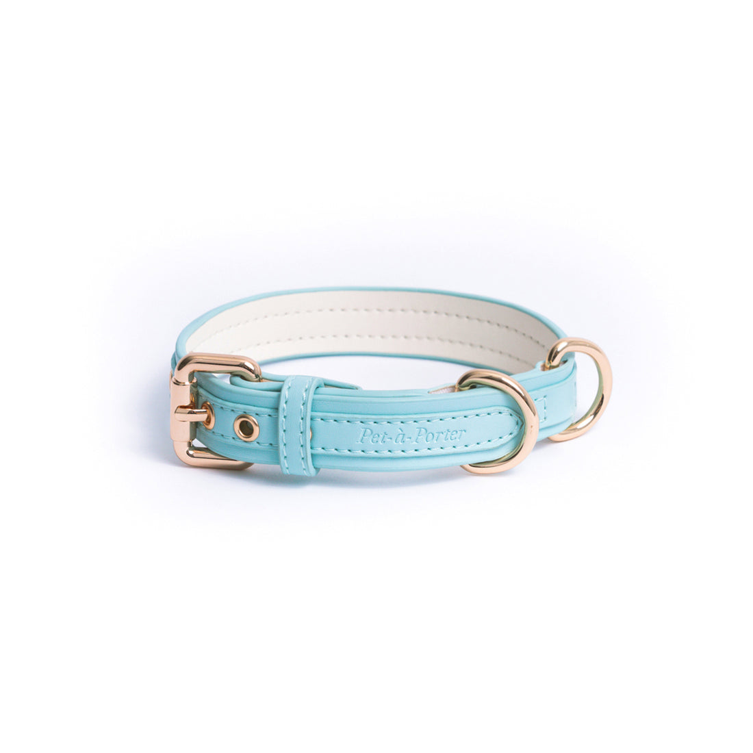 Sky Blue - Vegan Leather Collar