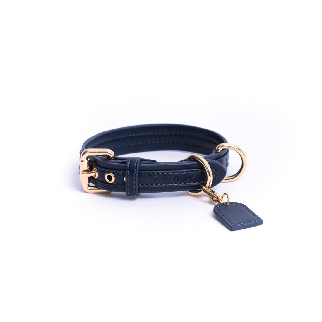 Midnight Blue - Vegan Leather Collar