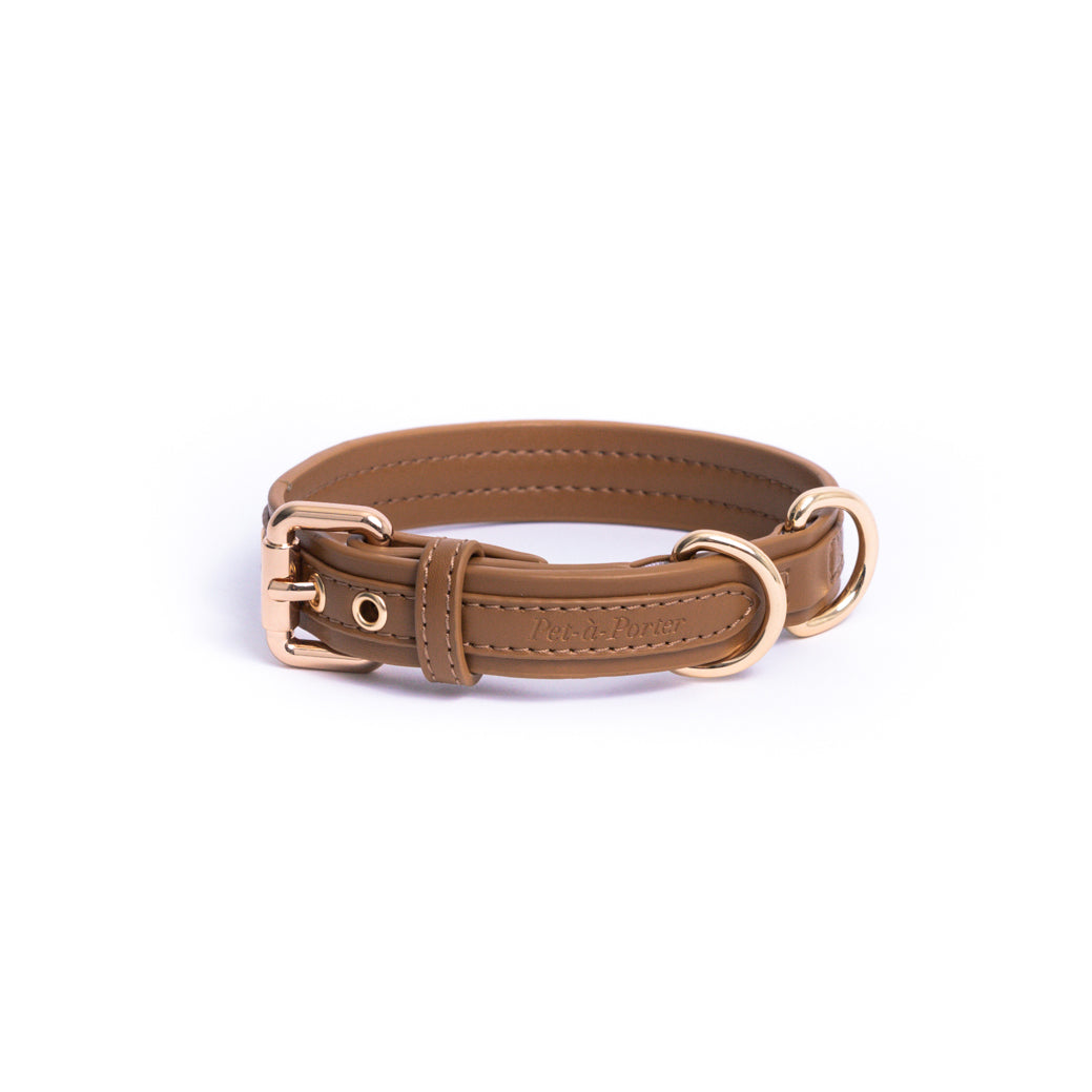 Caramel Latte - Vegan Leather Collar