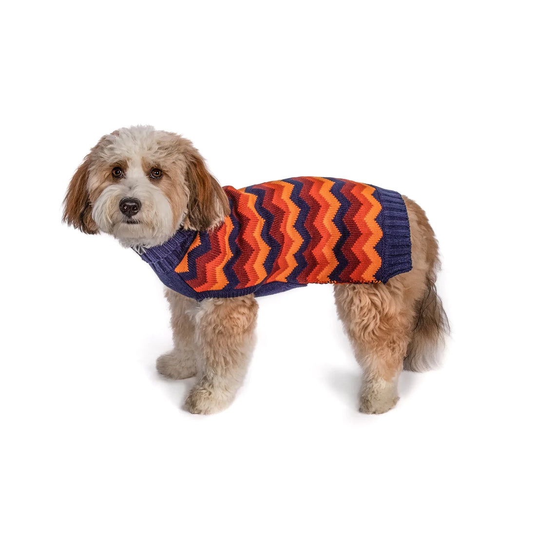 Navy Chevron Sweater