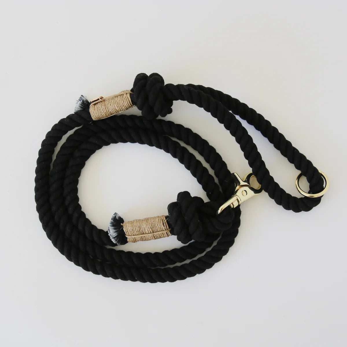 Rope Leash - Midnight Black