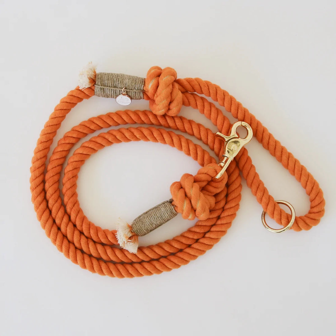 Rope Leash - Orange Crush