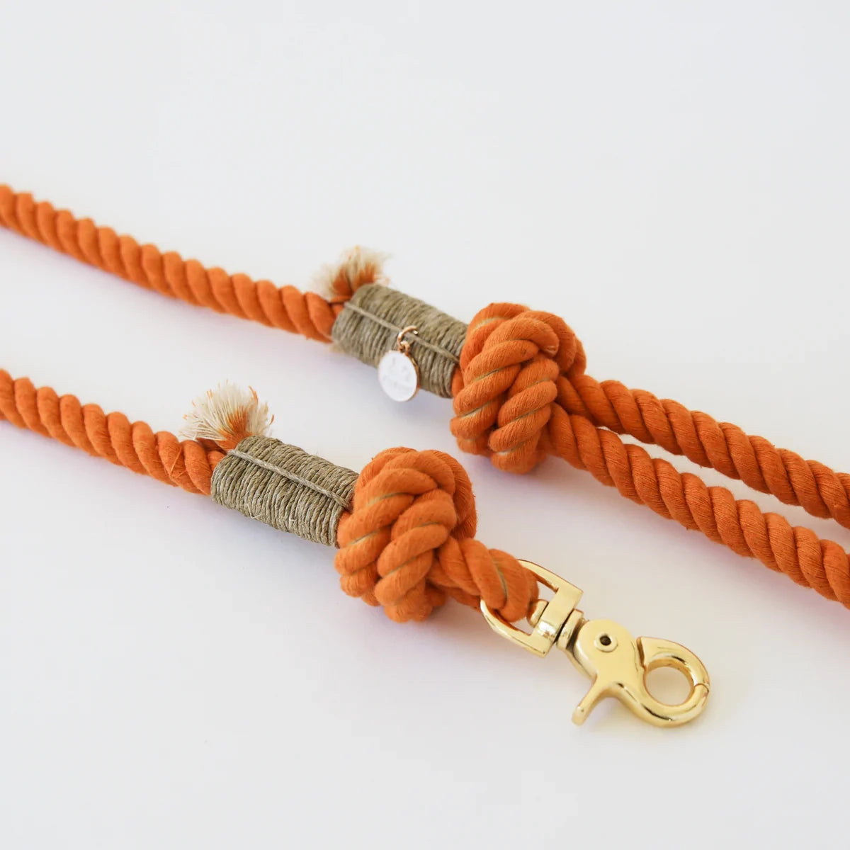 Rope Leash - Orange Crush