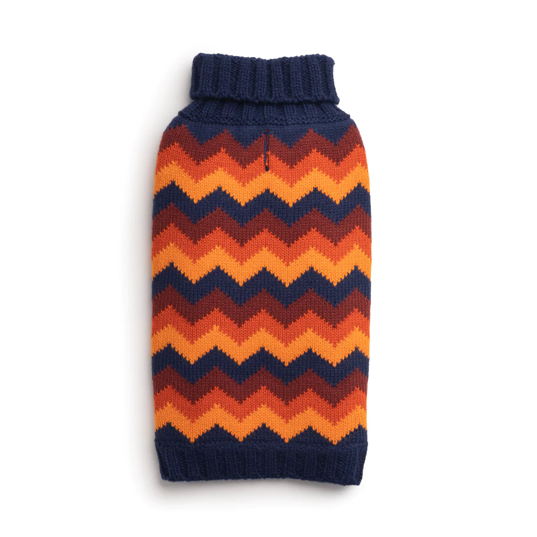 Navy Chevron Sweater