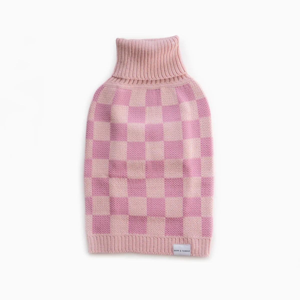 Checkerboard Sweater - Pink