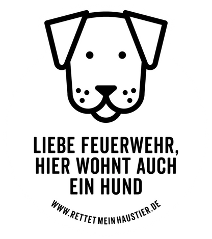Save My Pet Sticker - 1 Dog