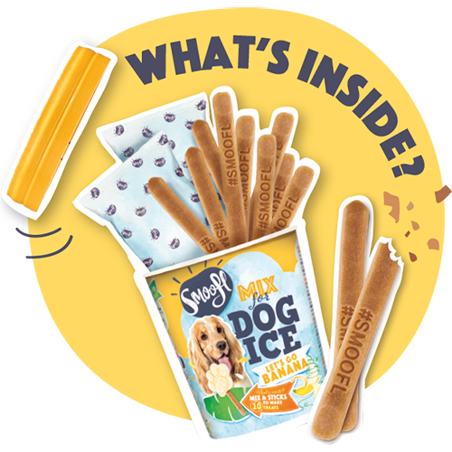 Ice Cream Mix for Dogs - Banana