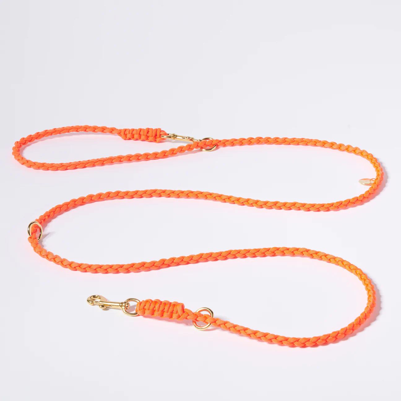 Neon Orange Paracord Leash