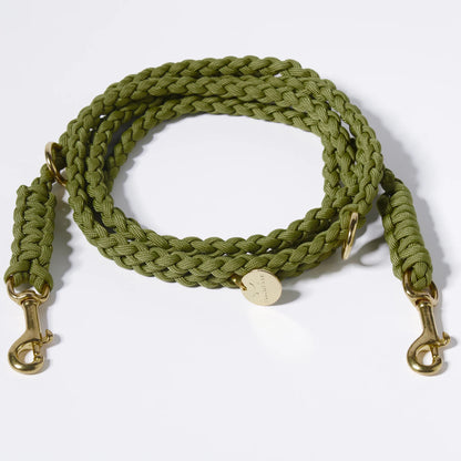 Olive Paracord Leash