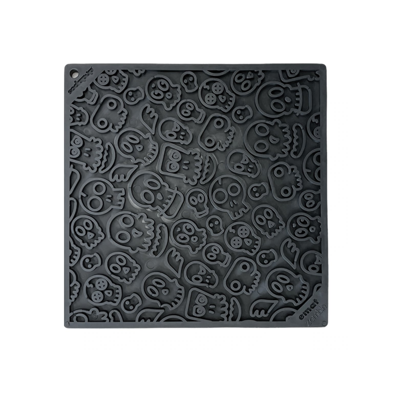 Large Enrichment Licking Mat - Zombie Black