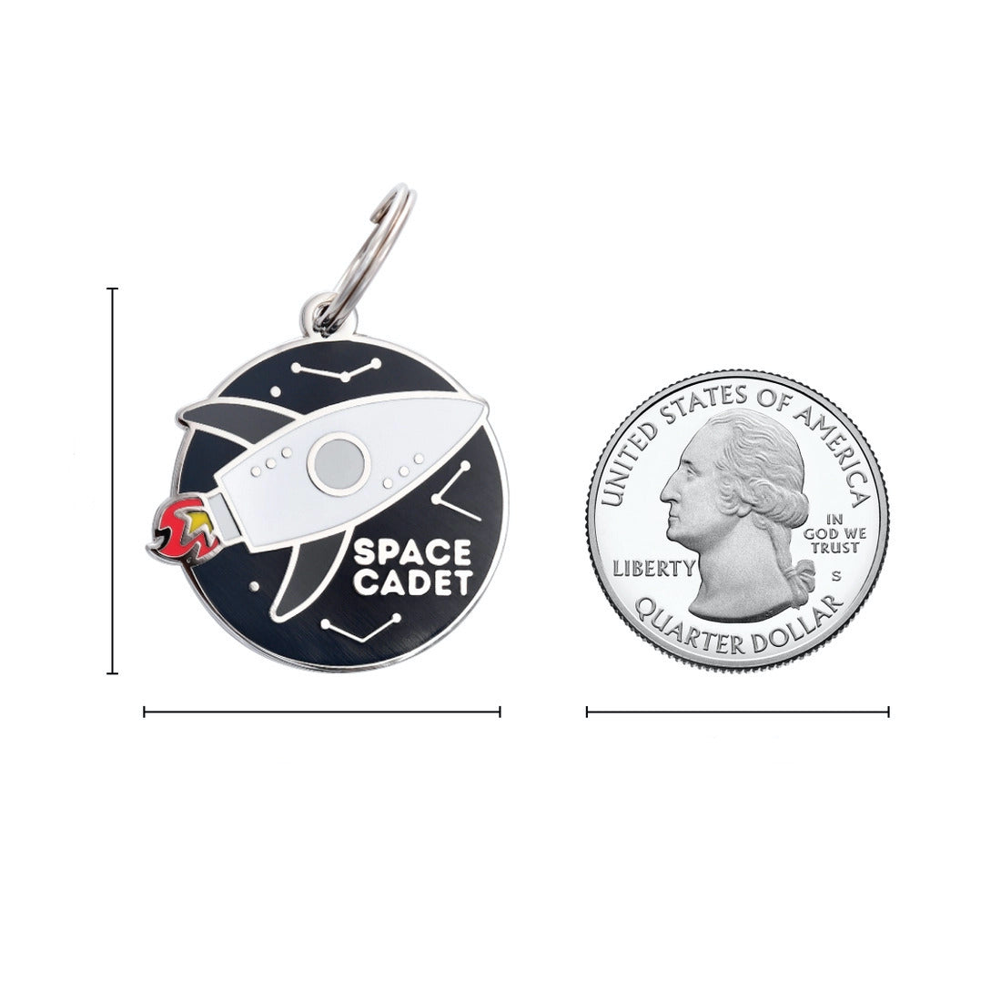 Space Cadet Dog Tag