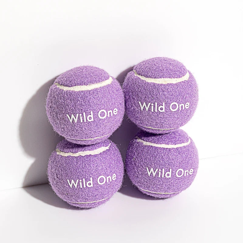 4 Tennis Balls - Lilac