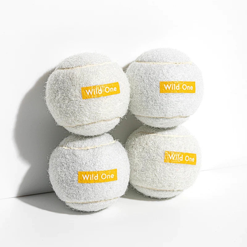 4 Tennis Balls - White