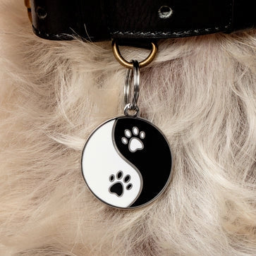 Yin Yang Dog Tag