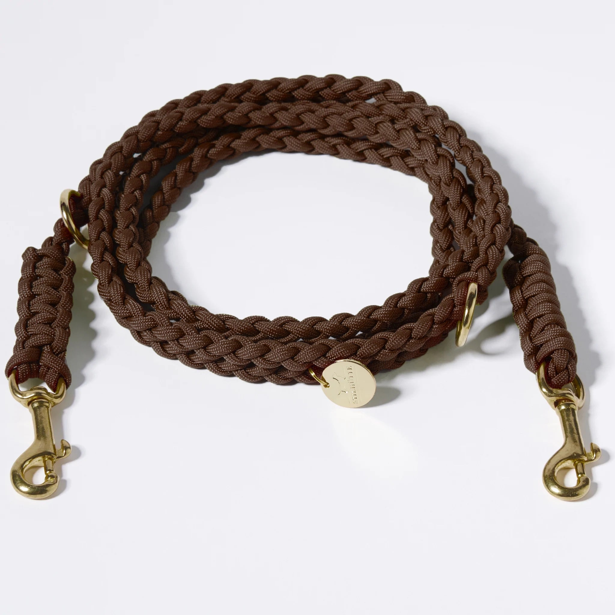 Dark Brown Paracord Leash