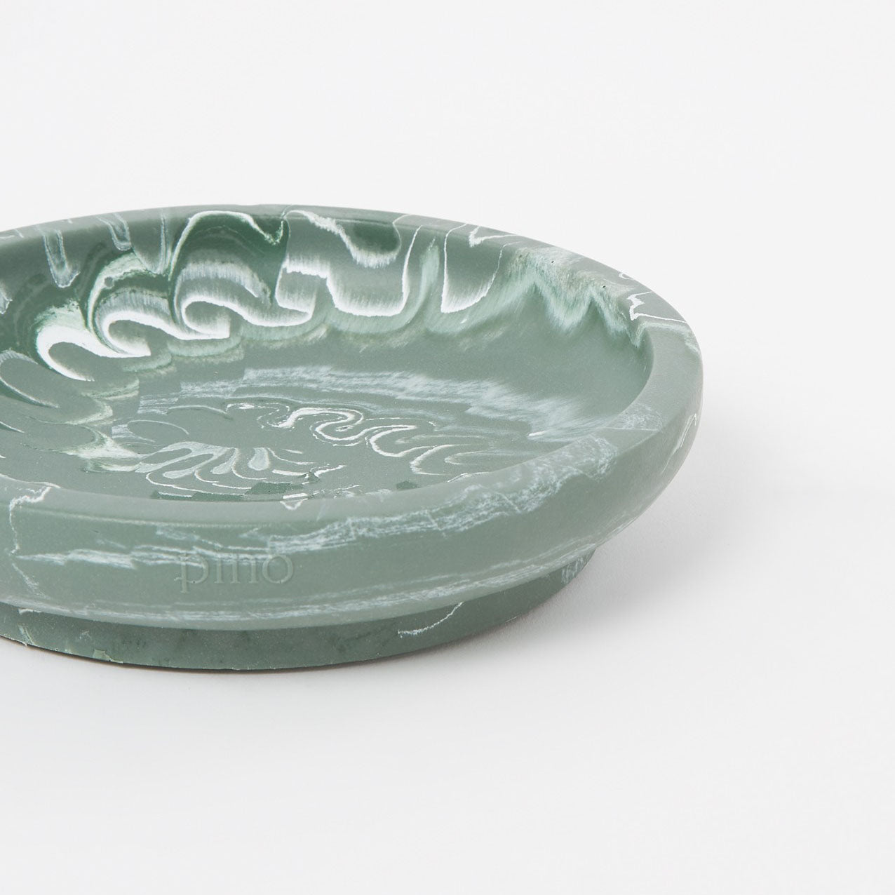 Classic Feeder Small Bowl - Duck Green Marble