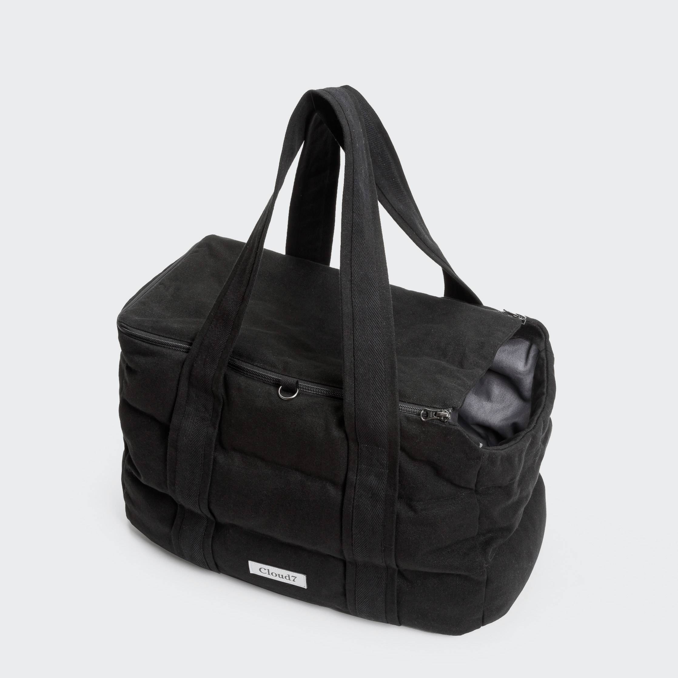 Cloud7 Dog Bag Bergamo Canvas - Black