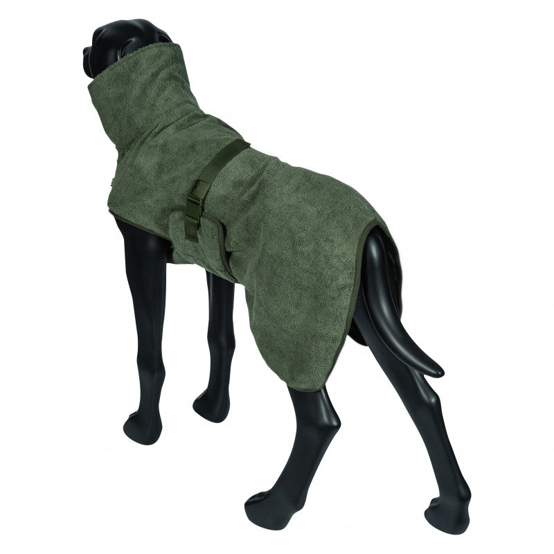 Medea Eco Bathrobe - Khaki Green