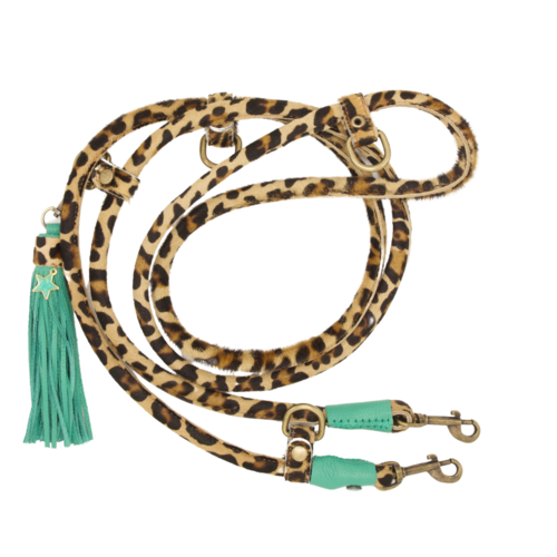Extra Long Amsterdam Panther Dog Leash