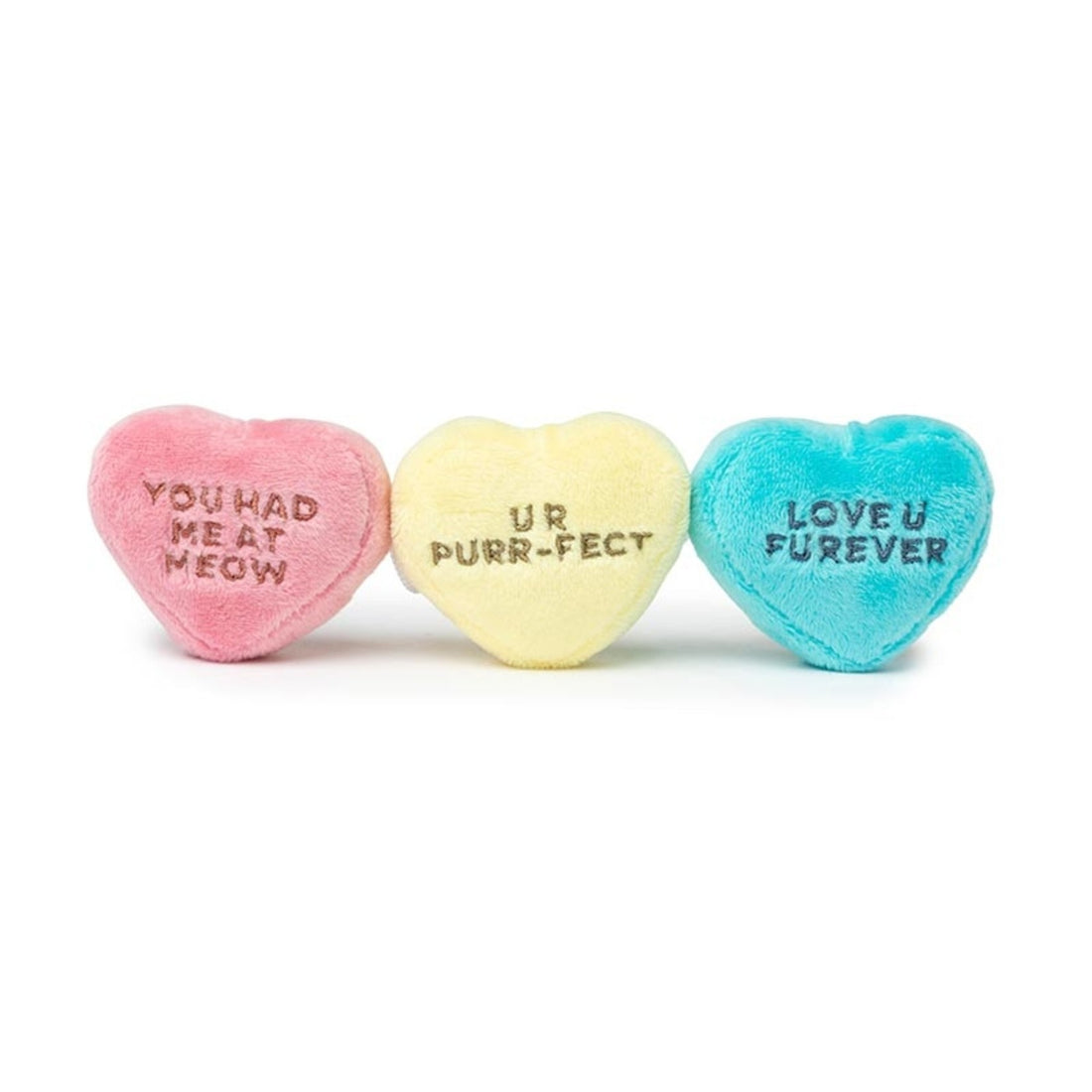 Candy Hearts Cat Toy