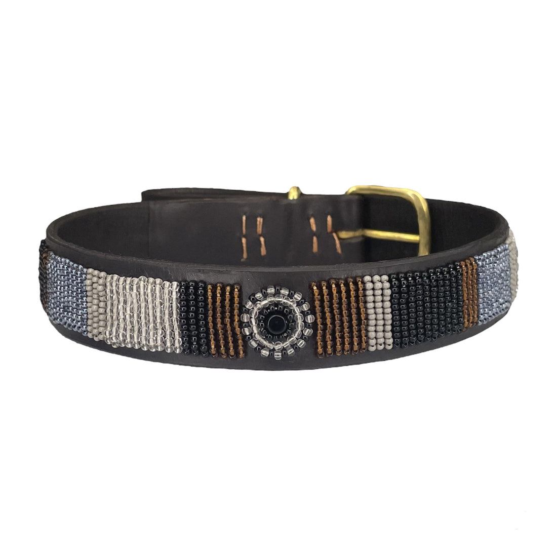 Beaded Dog Collar - Volcan