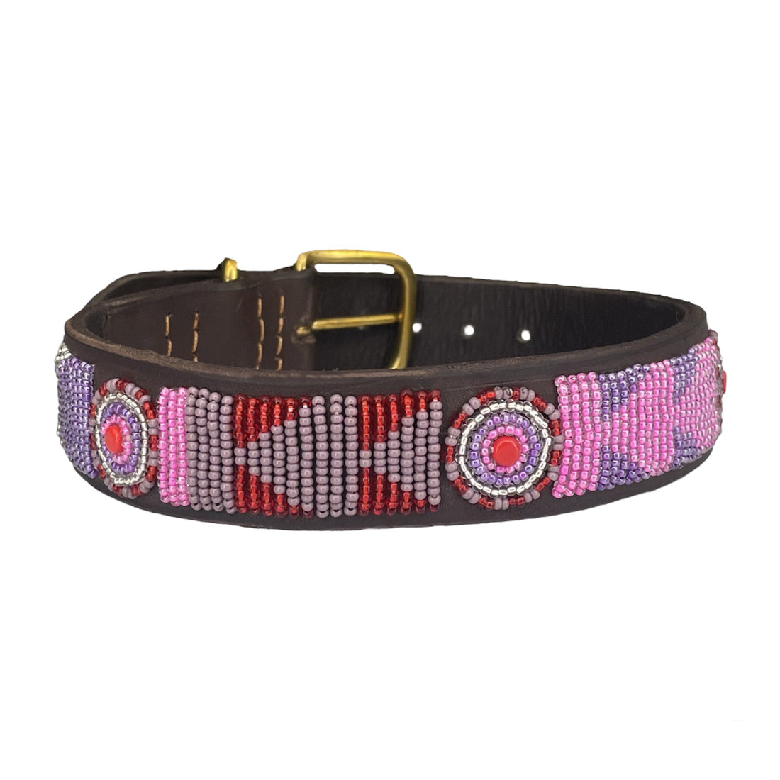 Beaded Dog Collar - Lily