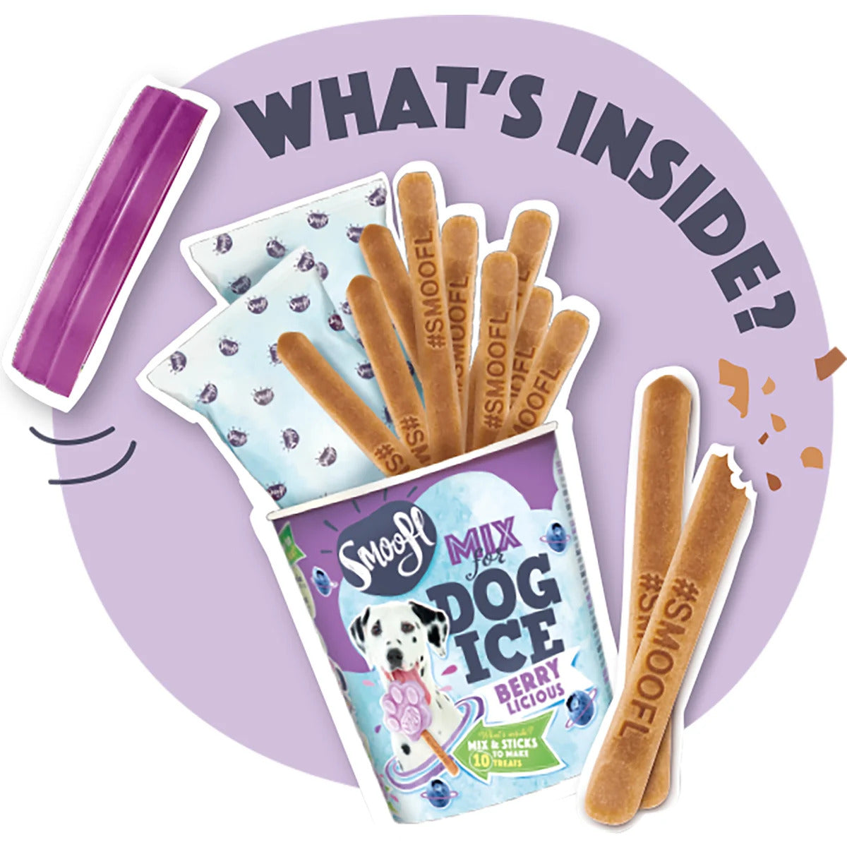 Ice Cream Mix for Dogs - Blueberry